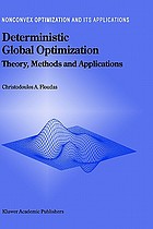 Deterministic global optimization : theory, methods, and applications