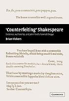 Counterfeiting Shakespeare : evidence, authorship, and John Ford's Funerall elegye