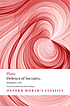 Defence of Socrates ; Euthyphro ; Crito de Plato.