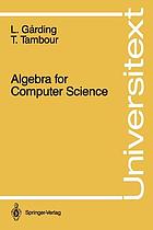 Algebra for computer science