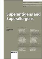 Superantigens and Superallergens 5 tables