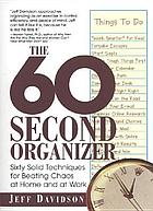 The 60-second organizer