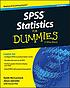SPSS statistics for dummies by Keith McCormick, (Consultant)