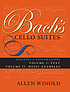 Bach's cello suites : analyses and explorations by  Allen Winold 
