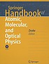 Springer handbook of atomic, molecular, and optical physics