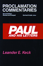 Paul and his letters