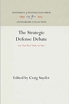 The Strategic defense debate : can 