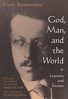 God, man, and the world : lectures and essays