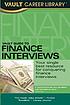 Vault guide to finance interviews by  D Bhatawedekhar 