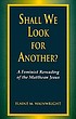 Shall we look for another? : a feminist rereading... de  Elaine Mary Wainwright 