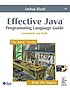 Effective Java : programming language guide door Joshua Bloch