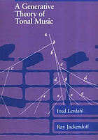 A generative theory of tonal music