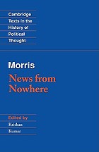 News from nowhere, or, An epoch of rest : being some chapters from a utopian romance