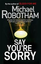 Say you're sorry