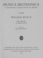 Solomon : a serenata