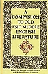 A companion to Old and Middle English literature