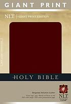 Holy Bible New Living Translation, Burgundy, Imitation Leather, Giant Print.