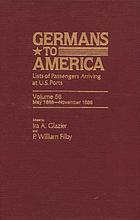 Germans to America : list of passengers arriving at US ports / 65 Passengers arriving at New York, August 1893 - June 1894.