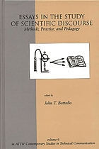 Essays in the study of scientific discourse : methods, practice, and Pedagogy
