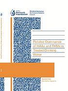 Relative dominance of haloacetic acids and trihalomethanes in treated drinking water