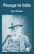 Passage to India by Walt Whitman