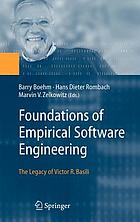 Foundations of empirical software engineering : the legacy of Victor R. Basili