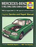 Mercedes Benz C-Class petrol & diesel (1993-2000) service & repair manual.