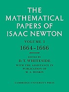 The mathematical papers of Isaac Newton