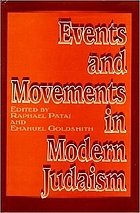 Events and movements in modern Judaism