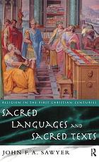 Sacred languages and sacred texts