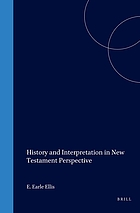 History and interpretation in New Testament perspective