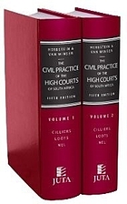 The civil practice of the High Courts and the Supreme Court of Appeal of South Africa