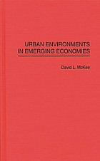 Urban environments in emerging economies