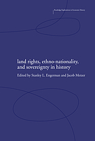 Land rights, ethno-nationality, and sovereignty in history