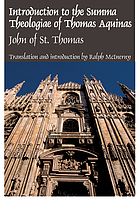 Introduction to the Summa theologiae of Thomas Aquinas : the Isagogue of John of St. Thomas