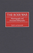 The Boer war : historiography and annotated bibliography