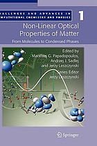 Non-Linear Optical Properties of Matter