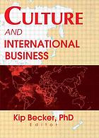 Culture and international business