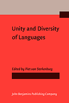Unity and diversity of languages