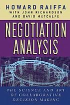Negotiation analysis