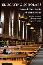 Educating scholars : doctoral education in the humanities