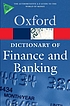 A dictionary of finance and banking. by  Barry Brindley 