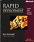 Rapid development : taming wild software schedules von Steve McConnell