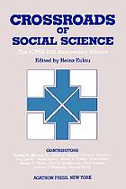 Crossroads of social science : the ICPSR 25th anniversary volume