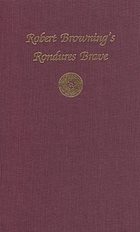 Robert Browning's rondures brave