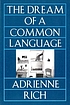 The dream of a common language : poems, 1974-1977 by  Adrienne Rich 