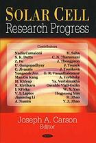 Solar cell research progress