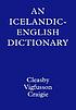 An Icelandic-English Dictionary de Richard Cleasby