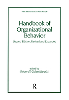 Handbook of organizational behavior