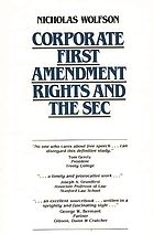 Corporate first amendment rights and the SEC